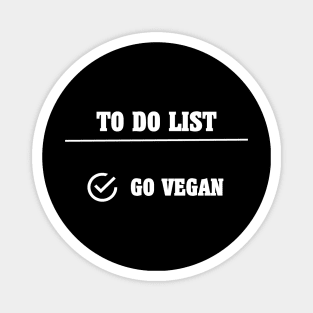 Go Vegan Magnet